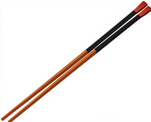 chopsticks on a white background