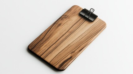 Fototapeta premium Clean Clipboard on a White Background