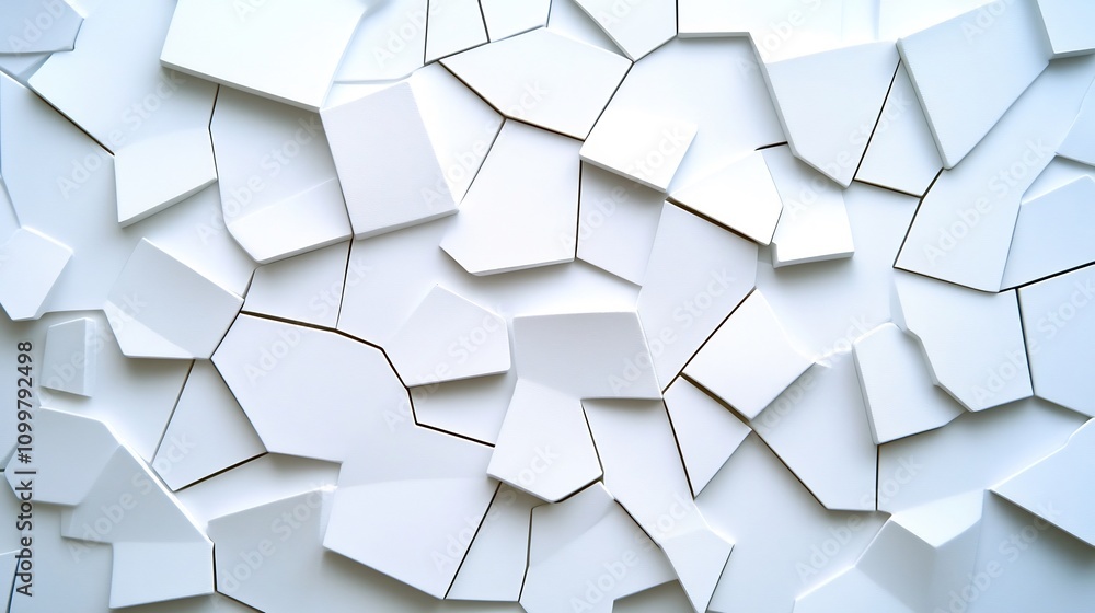 Poster clean white embossed abstract geometric pattern background