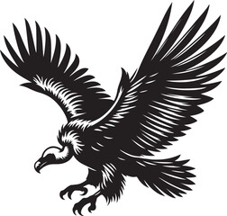 Obraz premium eagle tattoo vector