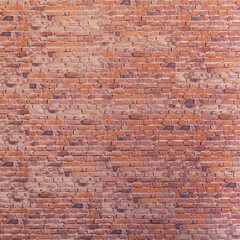 Naklejka premium Red brick wall grunge texture wallpaper. Red brick wall pattern background 3d render with copy space