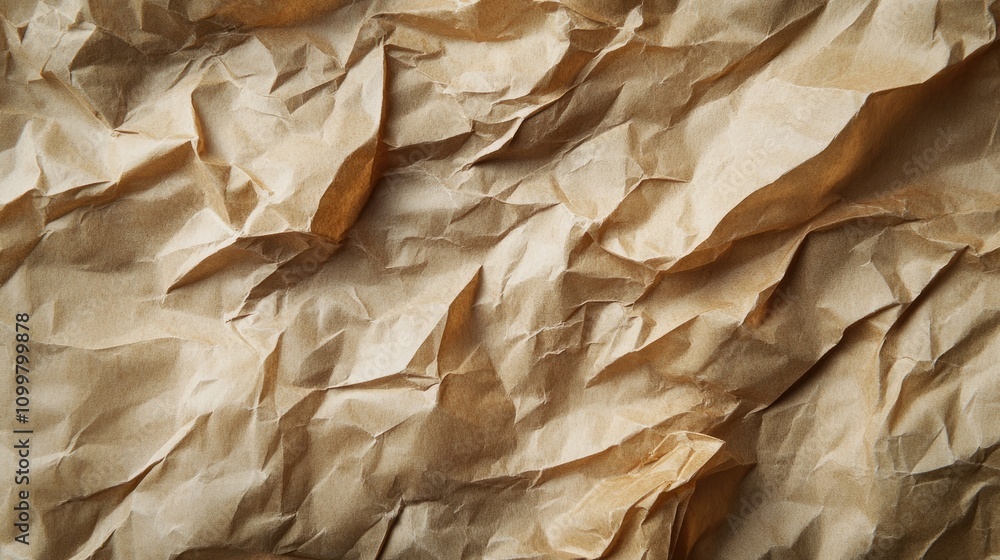 Poster crumpled paper texture with a visually appealing design layout