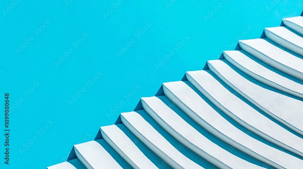 Poster Captivating Blue Gradient Design with Diagonal Streaks and Smooth Transitions