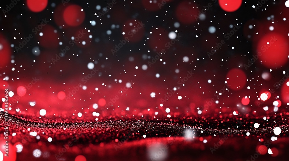 Poster radiant red gradient background with subtle glowing effects for modern branding and design