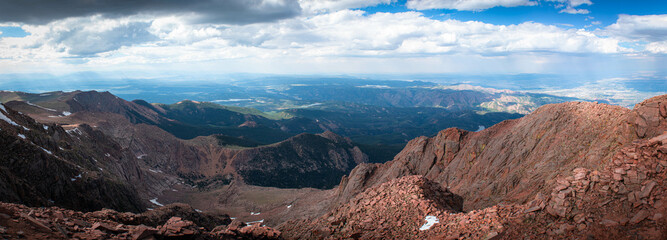 Pikes Peak Summit view