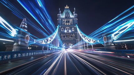 Obraz premium Tower Bridge Lights