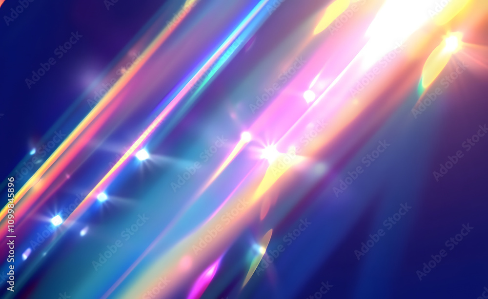 Poster transparent light refraction pattern for adding effects to backgrounds and objects. vector illustrat