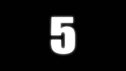 Fototapeta premium Counting number symbol. 
