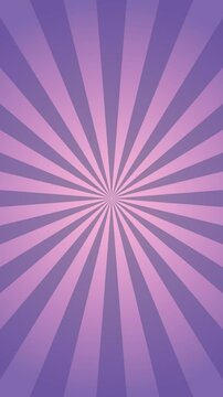右回転するサンバーストのループ動画（紫）【縦長ビデオ】