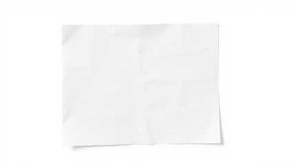 A mockup of a single flyer standing upright on a solid background, showcasing a blank white design for customization and presentation, marketing, paper, business