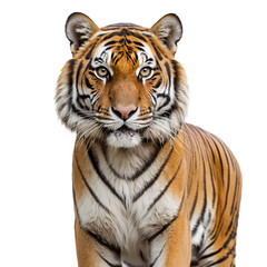 Fototapeta premium bengal tiger on white background