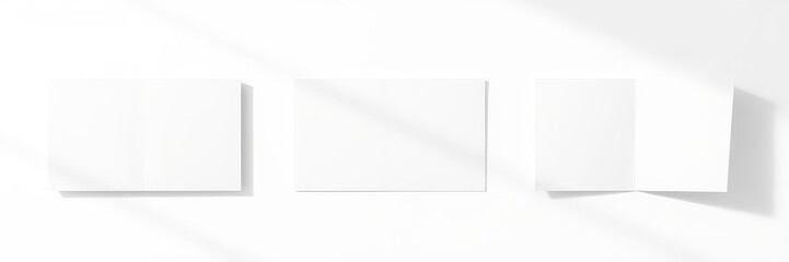 Die-cut folder mockup template with realistic shadows and highlights for showcasing designs, realistic, vector