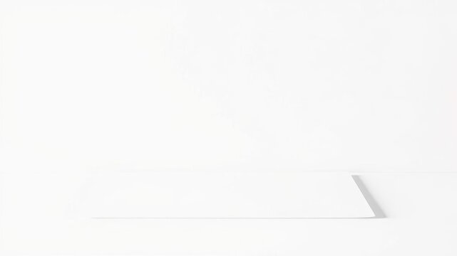 Horizontal greeting card mockup template featuring blank white card with space for custom designs, mockup, showcase