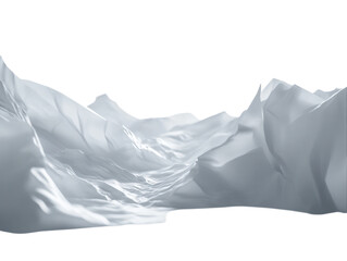 Obraz premium Torn grid paper isolated on a white background. PNG transparent.