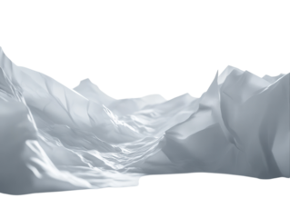 Torn grid paper isolated on a white background.  PNG transparent.