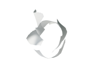 Torn grid paper isolated on a white background.  PNG transparent.