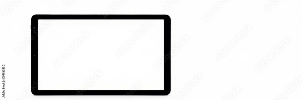 Poster tablet mockup showcasing responsive web design and app development, digital artwork, internet, devel