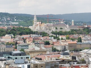 Obraz premium the panorama view of Budapest, Hungary