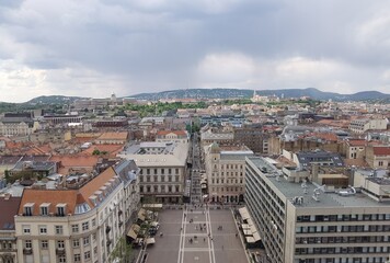 Obraz premium the panorama view of Budapest, Hungary