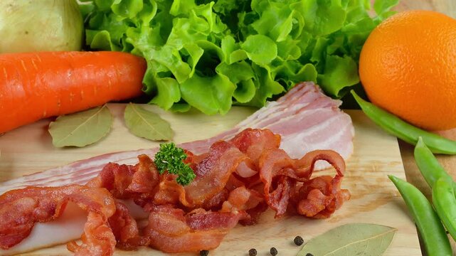 crispy fried becon