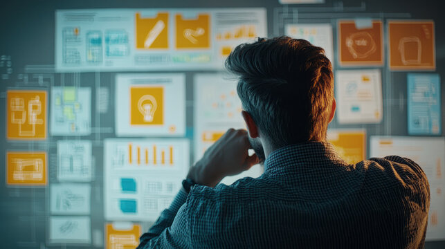 Innovative UI/UX designer deeply engaged in project development