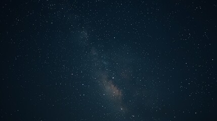 Fototapeta premium Stunning night sky with the Milky Way galaxy visible.