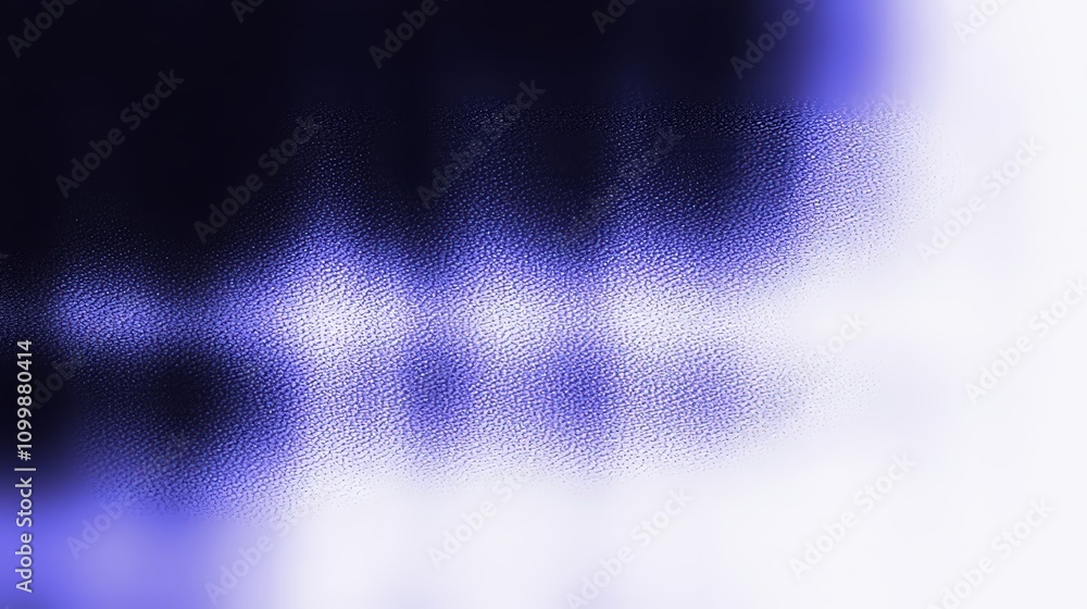 Fototapete a web banner with an abstract design featuring a dark blue-purple gradient background, a grainy text