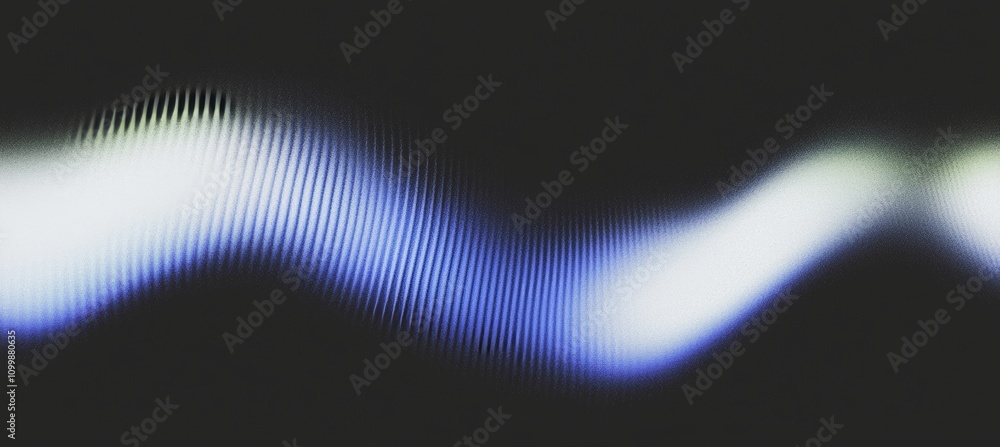 Fototapete a wide banner with a grainy, dark green and blue gradient background, featuring a black backdrop and