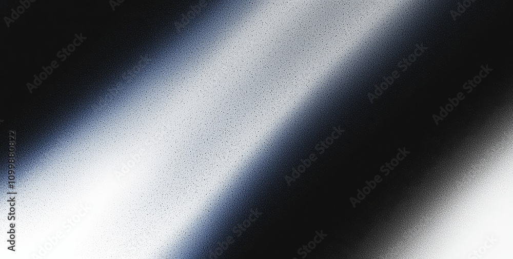 Poster a web banner with an abstract design featuring a dark blue to black and white gradient background, a