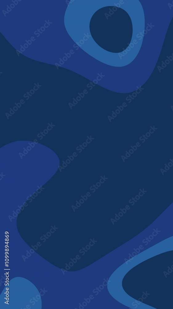 Poster blue abstract background with fluid shapes and curves for modern design projects, presentations, web