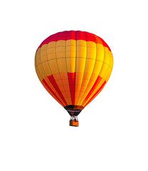 Hot air balloon isolated