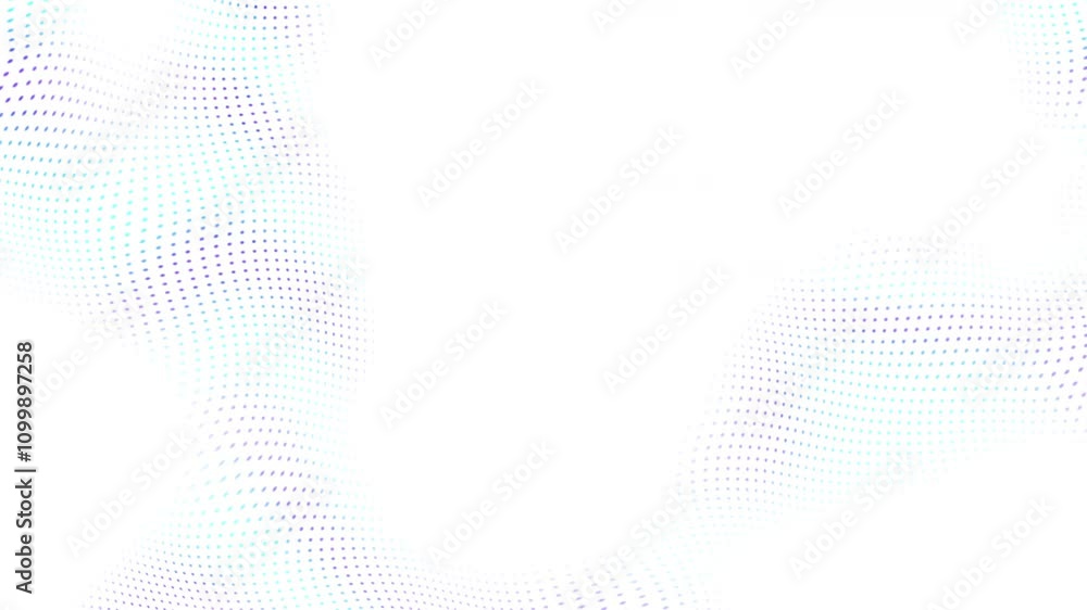 Aufkleber abstract motion background loop digital dot modern white and black