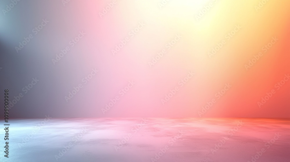 Aufkleber a soft gradient of colors blends into a serene background, creating an ethereal atmosphere perfect f