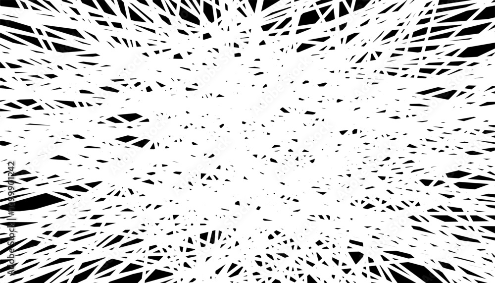 Poster black and white abstract and grunge particle pattern. rough effect for background and jersey design.