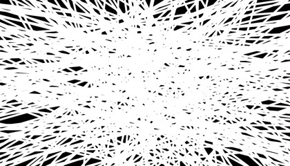 Black and white abstract and grunge particle pattern. Rough effect for background and jersey design. Vector Format Illustration 