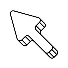 矢印のイラスト素材