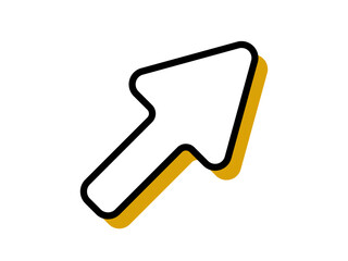 矢印のイラスト素材