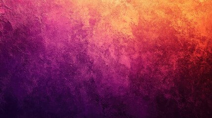 Obraz premium Orange and purple abstract gradient background with textured noise effect