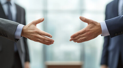 Mediation session with a professional facilitating conflict resolution between two colleagues in a workplace setting