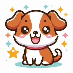 Fototapeta premium Cute Puppy Vectors & Illustrations