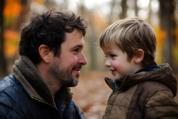 Fototapeta premium Father and Son Moment