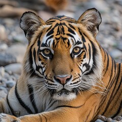 Obraz premium Tiger from Corbett Tiger Reserve , India