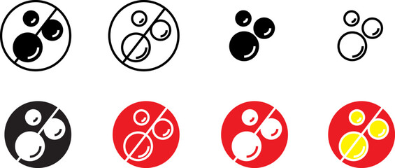 Non Greasy icon , vector illustration