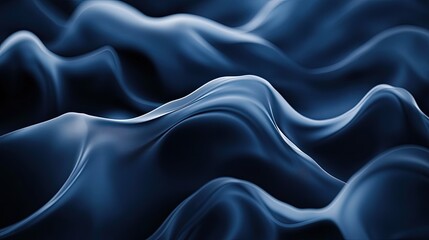 Obraz premium navy blue abstract wavy background 