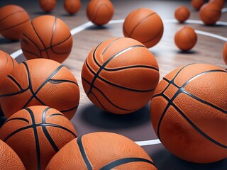 Fototapeta premium elegant sports background. basketball background