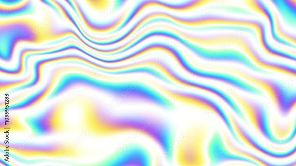Poster colorful seamless fluid art abstract background. 4k loop animation