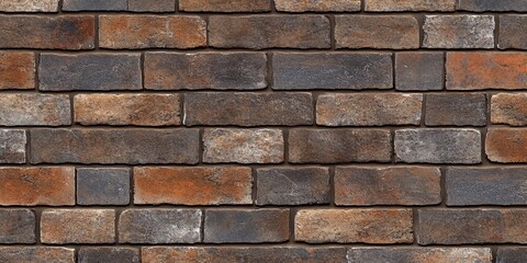 Obraz premium Brick wall pattern texture background featuring a detailed and visually appealing brick wall pattern, perfect for showcasing a unique brick wall texture in various designs.