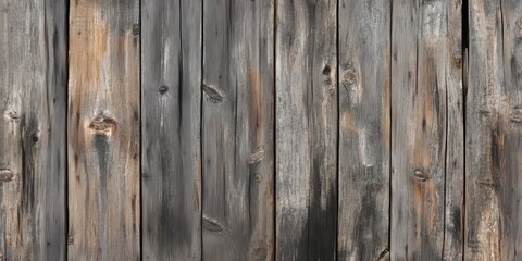 Fototapeta premium Rustic old wood planks create a textured background, perfect for various creative projects. This old wood planks backdrop adds character and warmth to any design, showcasing the beauty of aged wood.