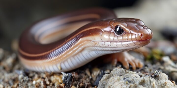 The slowworm, a unique legless lizard, is classified among reptiles. This fascinating slowworm, known scientifically as Anguis fragilis, showcases the diversity within the lizard family.