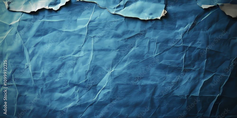 Poster vintage blue paper texture ideal for various design projects. this old blue paper texture offers a u
